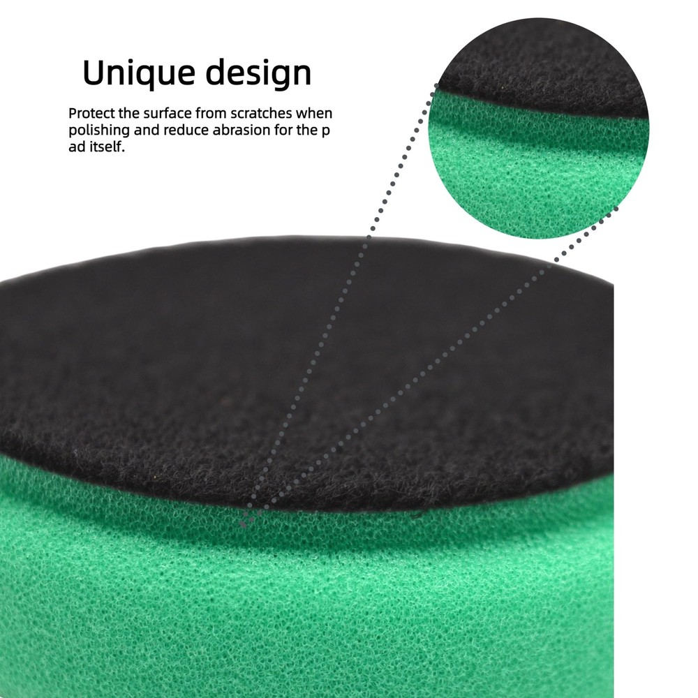 BLINGOBLING 5Pcs 6" Buffing Sponge Pads Kit for Buffer (6 INCH)