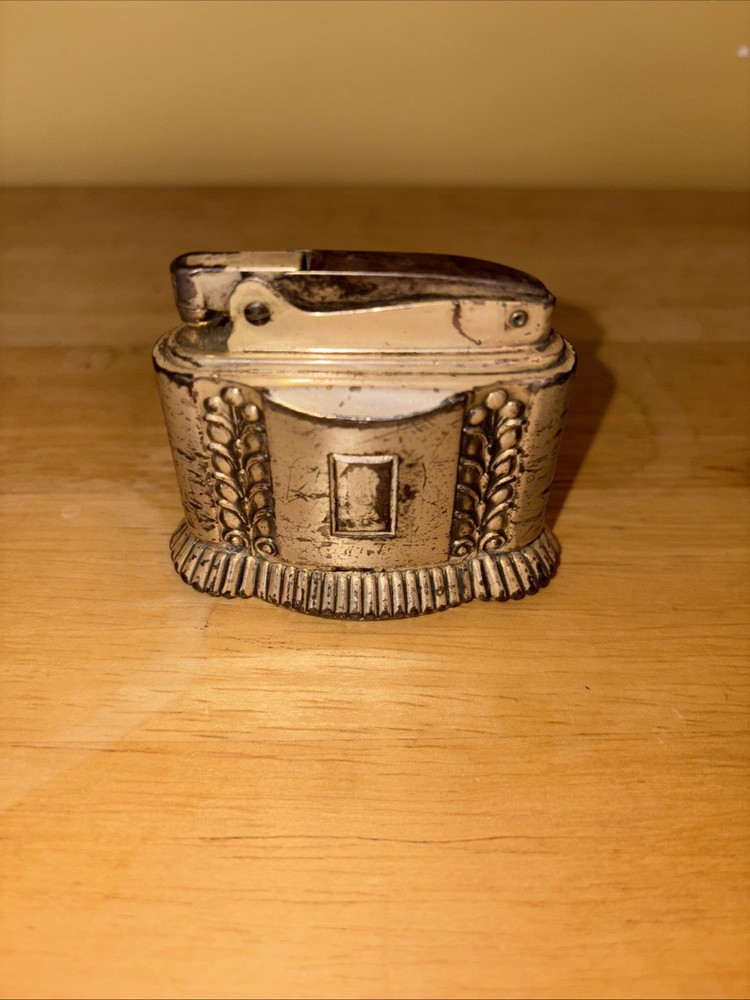 Vintage Ronson Metal Table Lighter. UNTESTED - DIANA