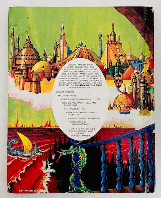 Advanced Dungeons & Dragons Dungeon Masters Guide AD&D, 1st Edition Rev Dec 1979