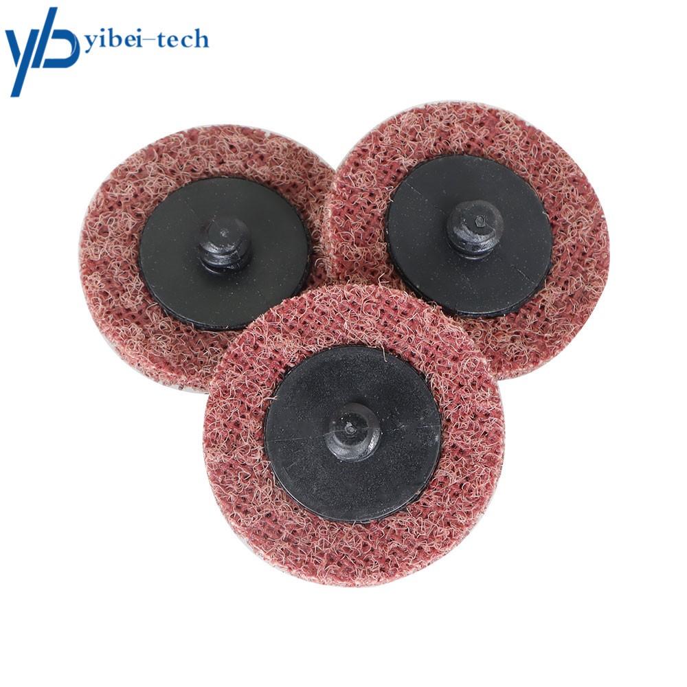 50× 2 inch Medium Surface Conditioning Discs Roll Lock Die Grinder Sanding Pads