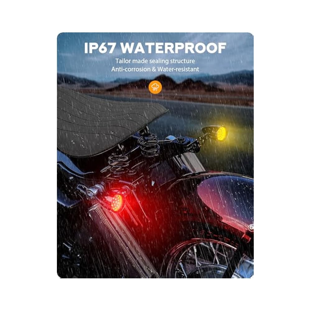 For Universal Motorcycle Turn Signal, 3x Brighter Than ~