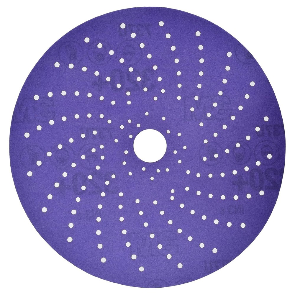 180 Pack 6 Inch P120 Grit Ceramic Multi-Hole Hook & Loop Discs Long Lasting