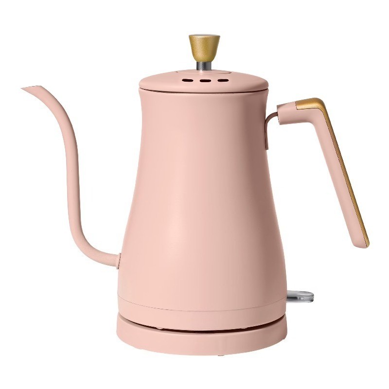 1-Liter Electric Gooseneck Kettle 1200 W, Rose by Drew Barrymore