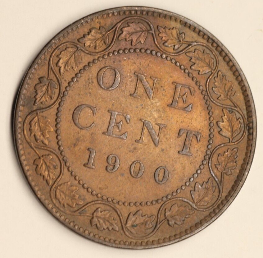 Canada 1900  Large One Cent Au/UUNC   1098