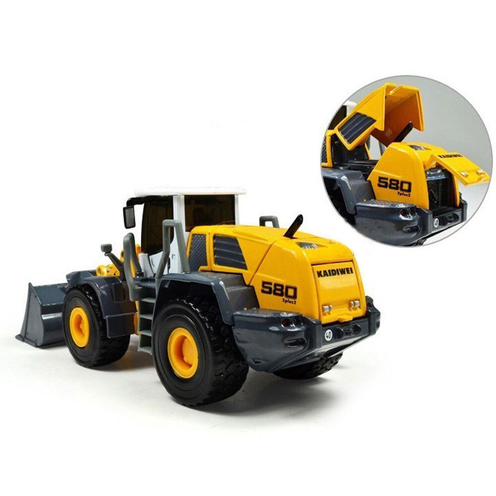 8.3" Loader Tractor Bulldozer Construction Vehicle Diecast Engineering Toys