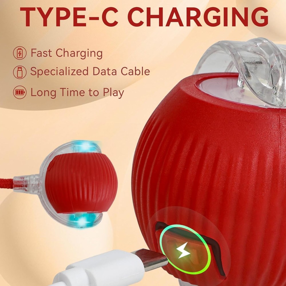 Rechargeable Interactive Electric Moving Toy for Self Play & Stimulation