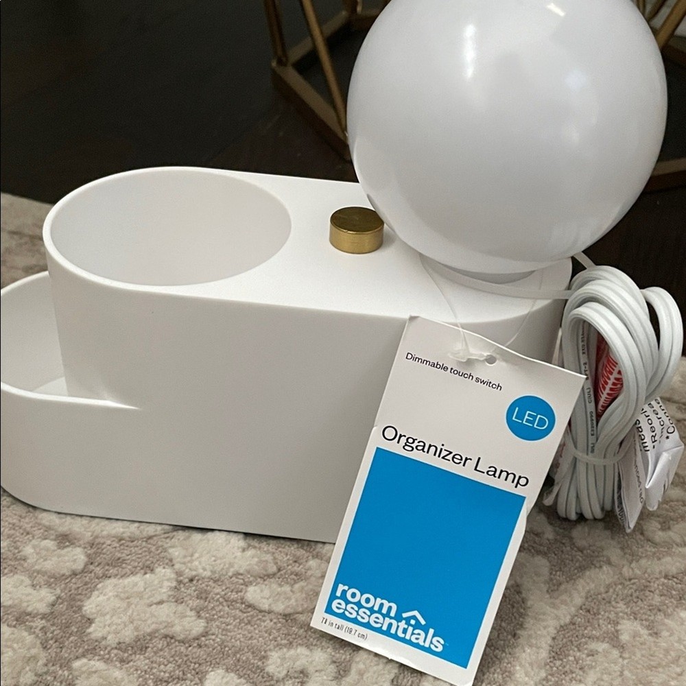 Target room essentials Desk Organizer with Lamp