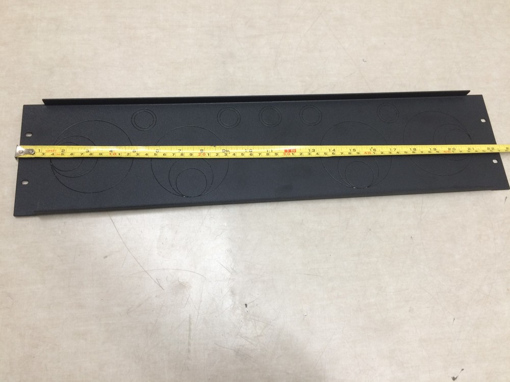 Middle Atlantic Electrical Knock Out Cover Panel Punch Hole Removable Plate BGR