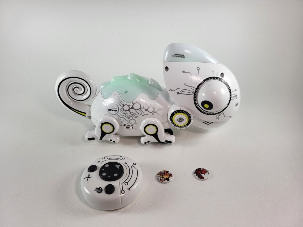 Sharper Image Chameleon Robot Remote Controlled Toy Works Great RCX-01