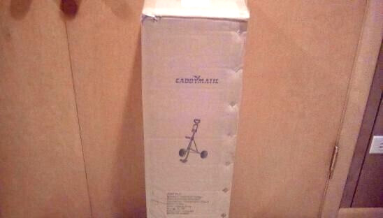 *FACTORY SEALED BOX* CADDYMATIC GOLF LITE FOLDING 2 WHEEL PULL PUSH GOLF CART*