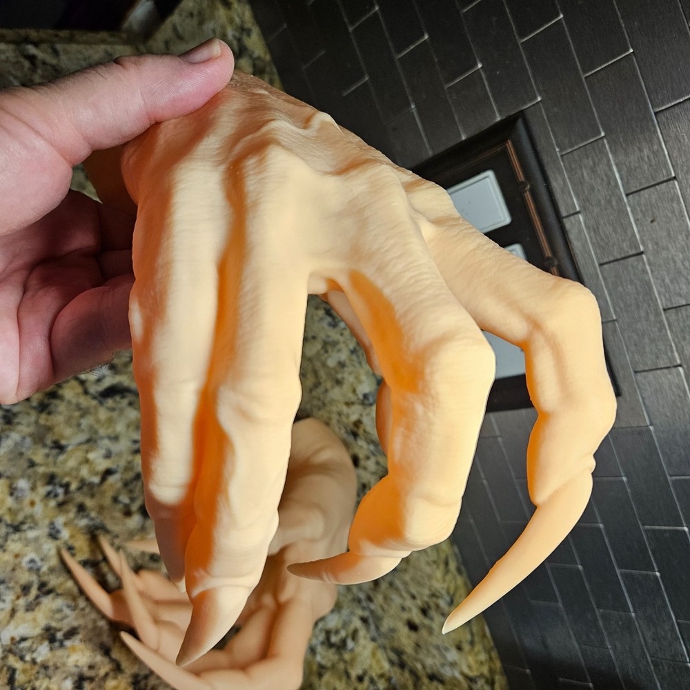 Monster resin hands lifesized ONE PAIR