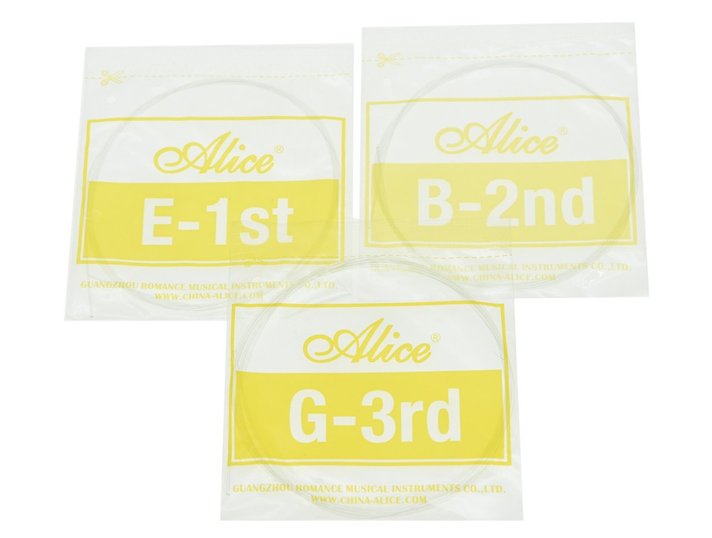 5 Sets Alice Clear Nylon Classical Guitar String Hard Tension Guitar Strings