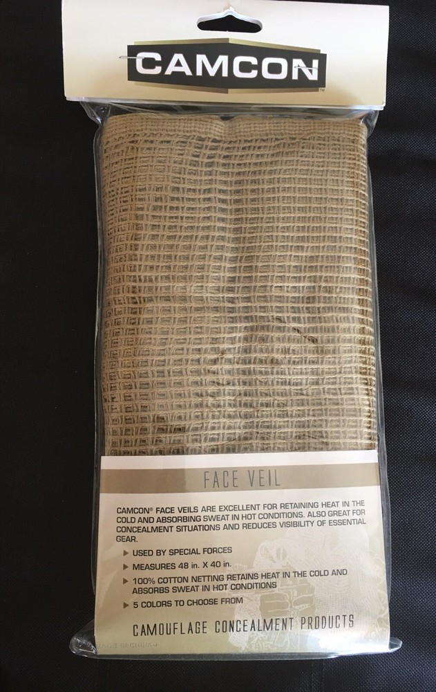 Camcon Face Veil, Desert Tan.