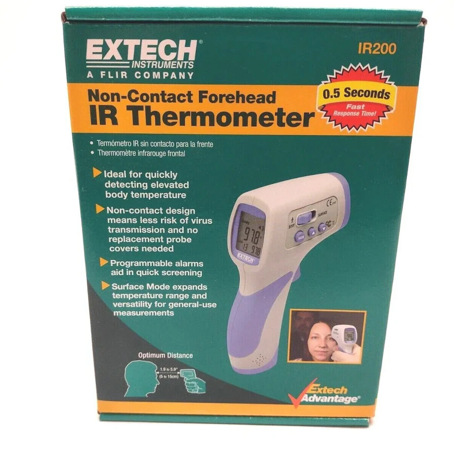 IR200 | Extech Instruments Non-Contact Forehead IR Thermometer