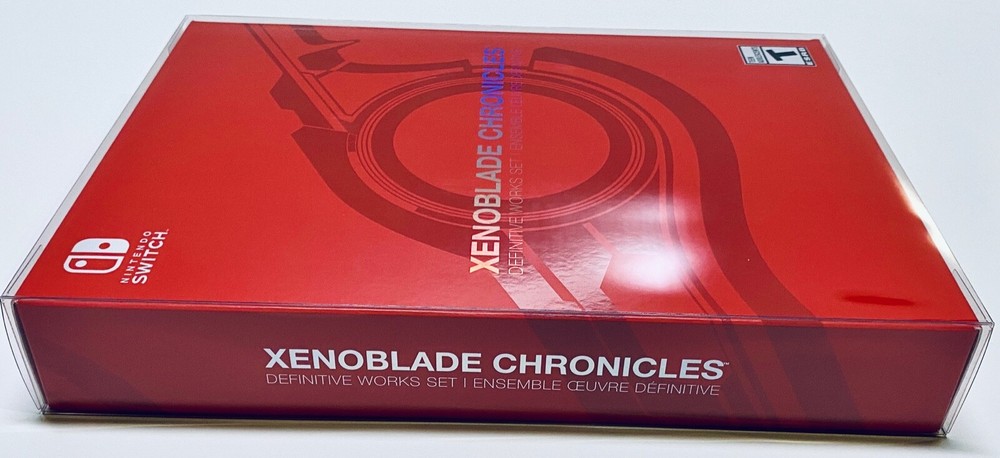 1 Box Protector XENOBLADE DEFINITIVE Special Edition Nintendo Switch Clear Case