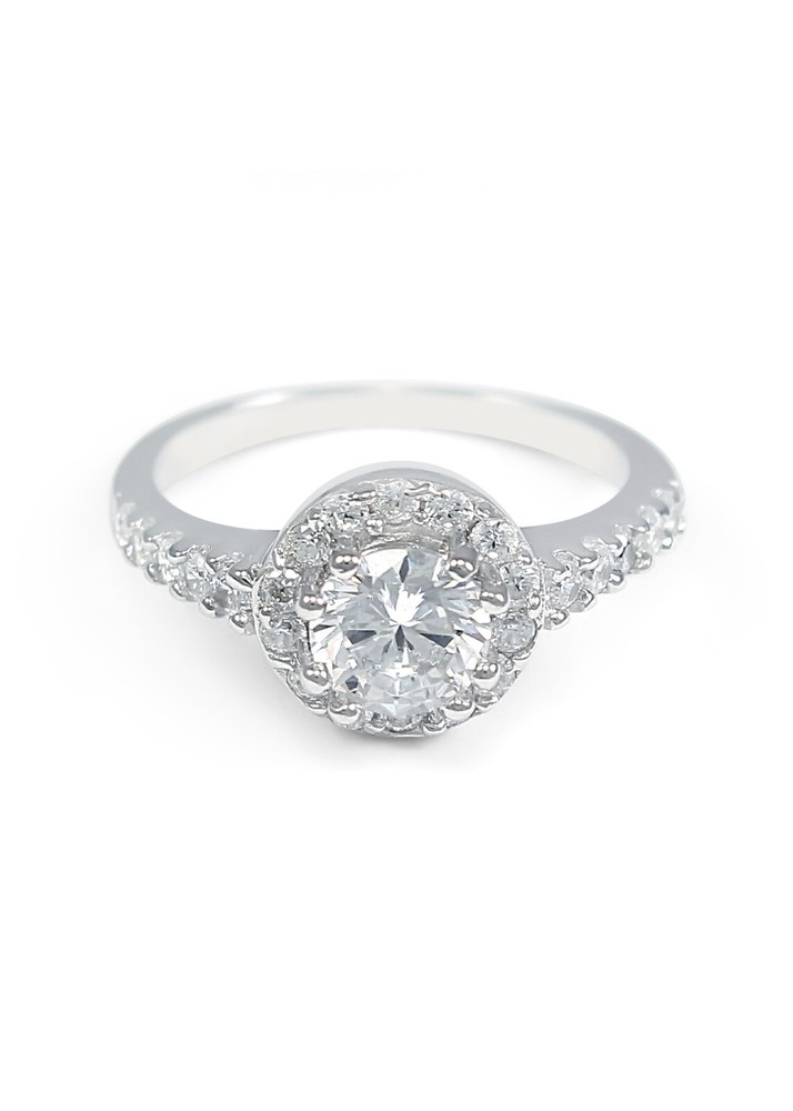 Sterling Silver Juliet Ring with CZs NEW!!!