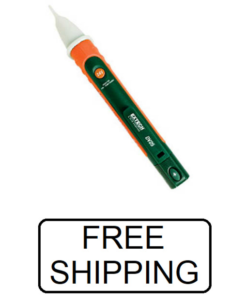 Extech DV25 - Dual Range - 24-1000V - AC Voltage Detector w/ LED Flashlight