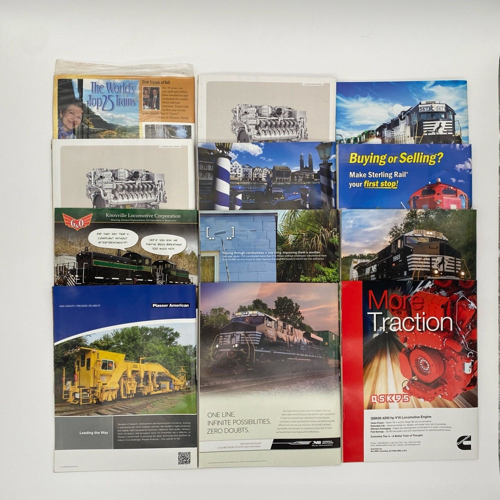 Trains Magazine 12 Issues 2013 (Complete Year 2013)