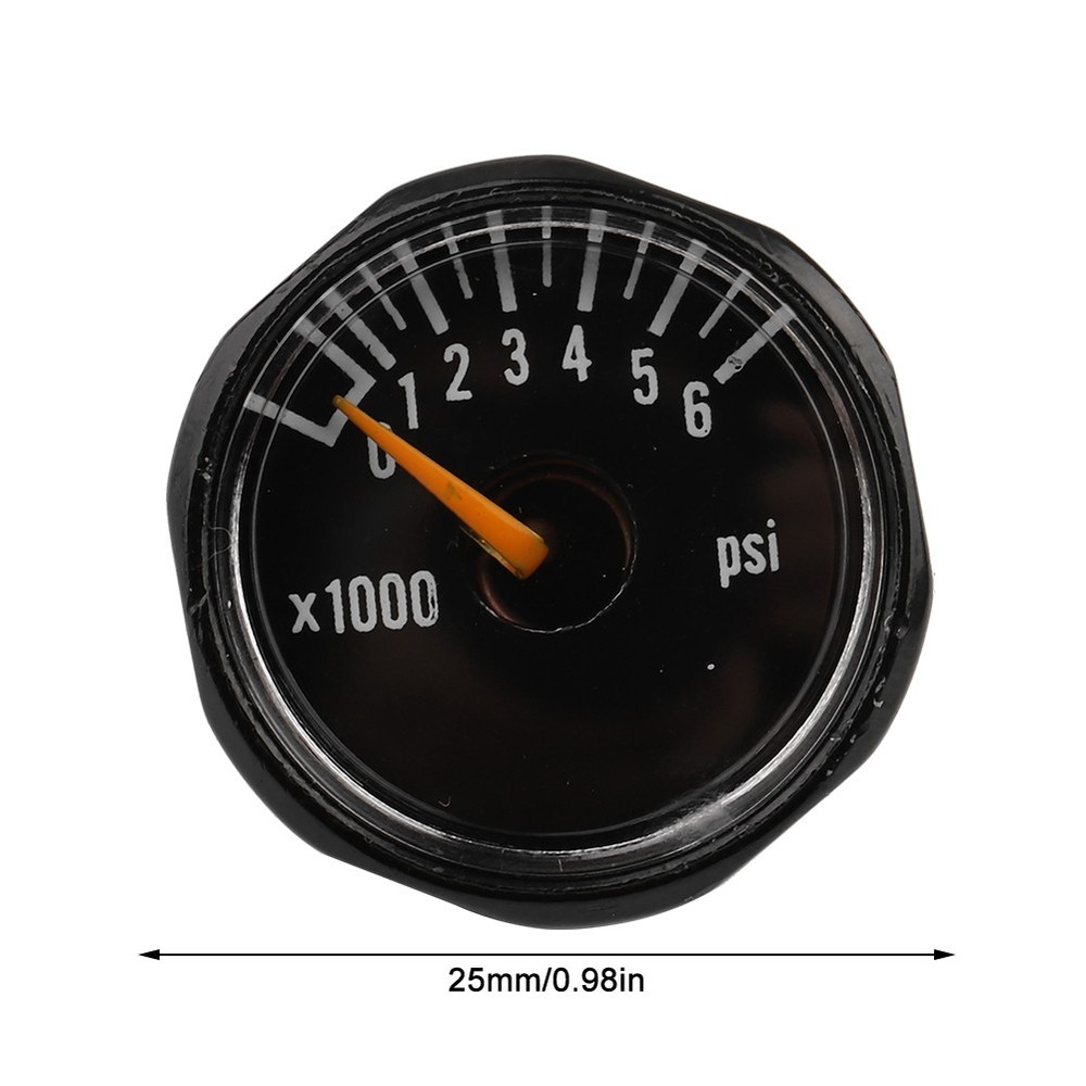 1/8NPT Precision Valve Mini Pressure Gauge Carbon Dioxide Micro