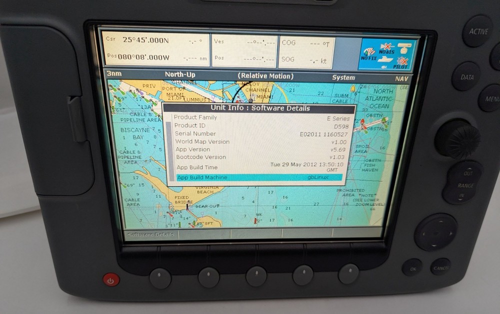Raymarine E80 8.4" Marine Radar GPS Chartplotter MFD Display Unit #1 *AS-IS READ