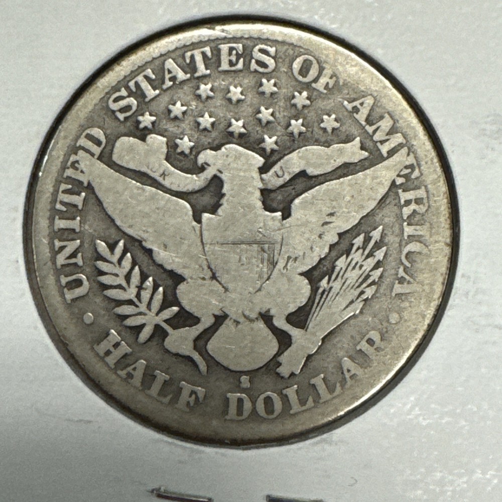 1892-S Barber Half Dollar G