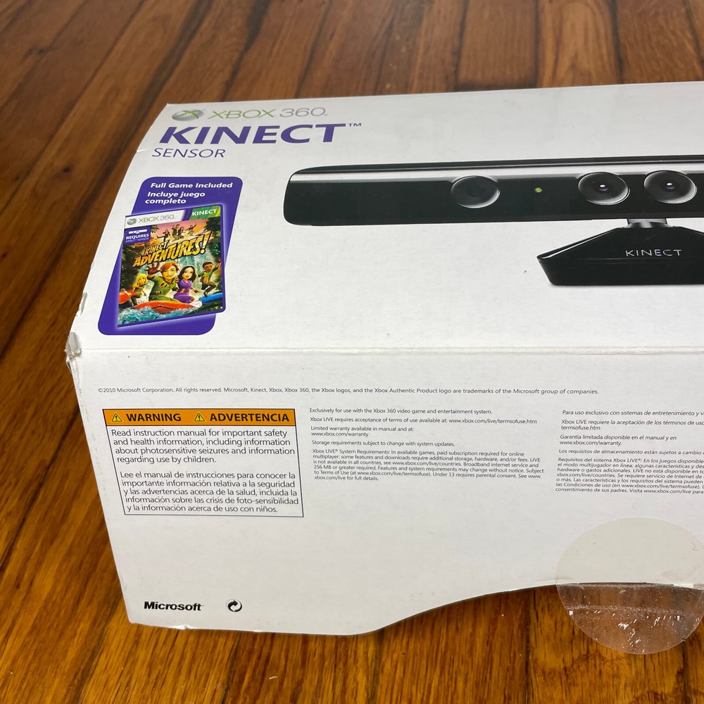 Microsoft Xbox 360 Kinect Motion Sensor 1414 in Box