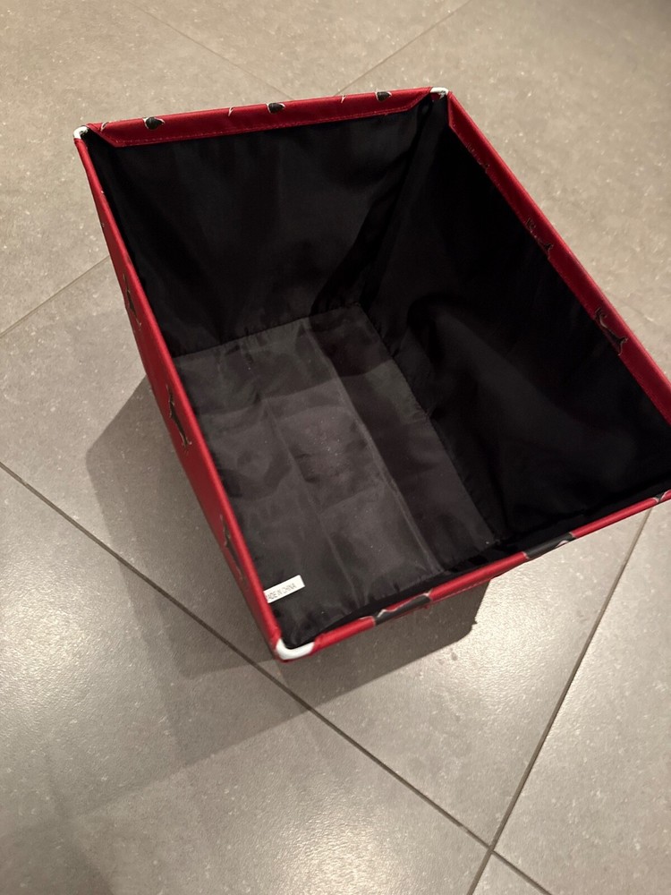 Dog Bin Red Storage Bin 15x12x9