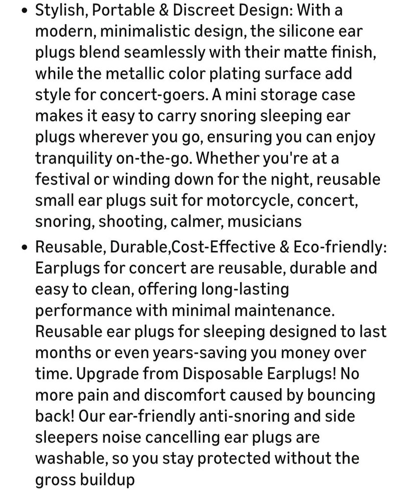 Superior Noise Reduction Ear Plugs