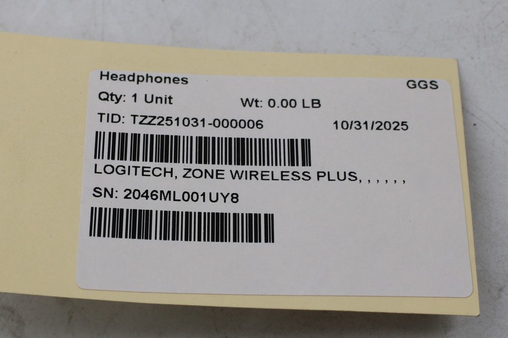 Logitech Zone Wireless Plus ANC Bluetooth Headset – Professional Noise-Canceling
