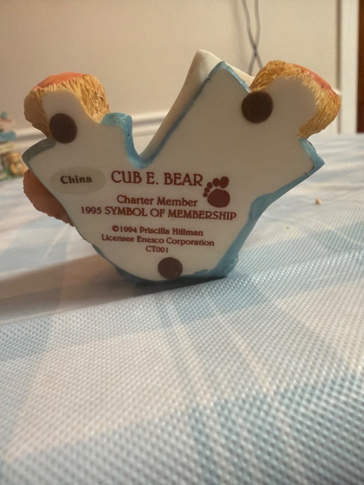 cherished teddies cub e bear