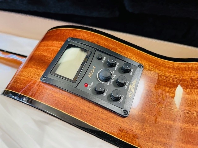 ARIA A-35SCE Electro-Classical Guitar Soft Case Cutaway 48mm Nut