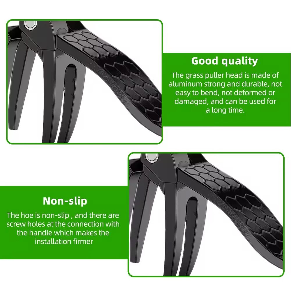 Weeder Puller Stand Up Weed Tool Handle Claw Garden Outdoor Root Remover Killer