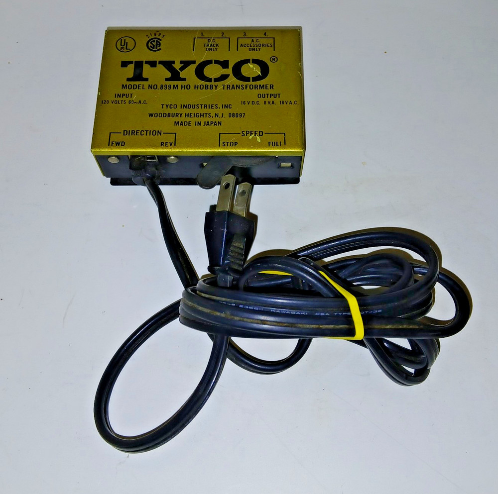 TYCO Model 899M HO hobby transformer used working