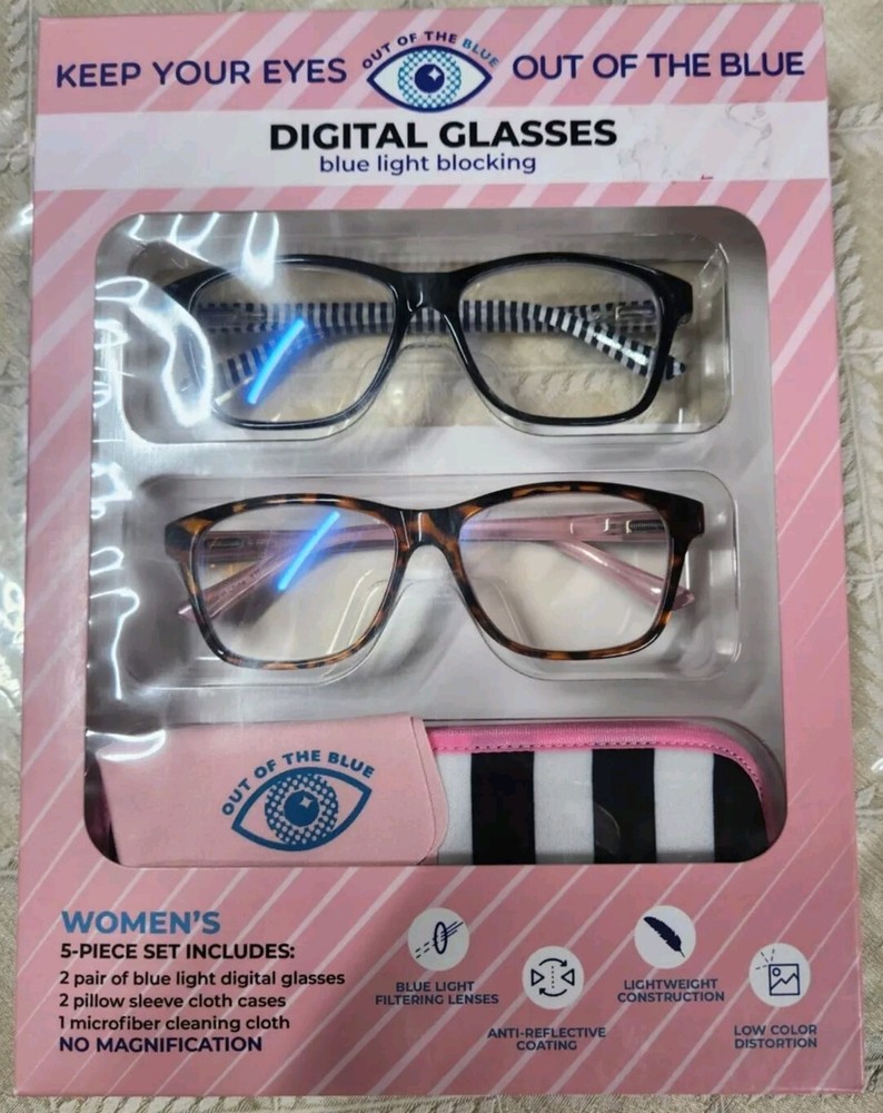 Out Of The Blue Digital Glasses Blue Light Blocking Computer glasses