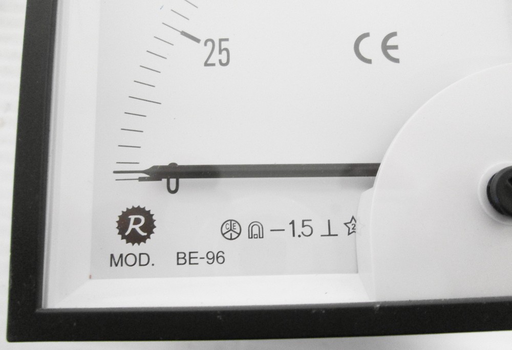 Risesun BE-96 Analog Panel Meter 0-75V (Lot of 3)