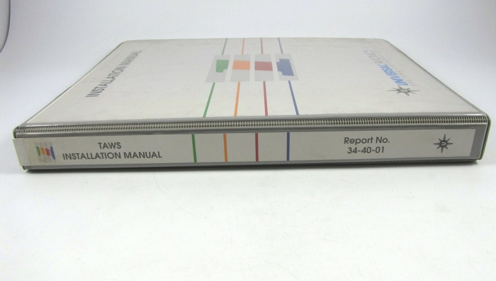 Universal Avionics TAWS Installation Manual Terrain Awareness Warning NOS 2002