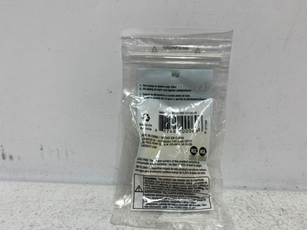 Everbilt LFA-290 Hose Barb Splicer 3/8" ID