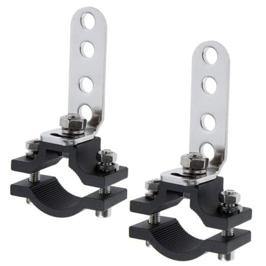 Motorcycle Light Bracket, Adjustable Motorcycle Spotlight Mount Brackets,Turn