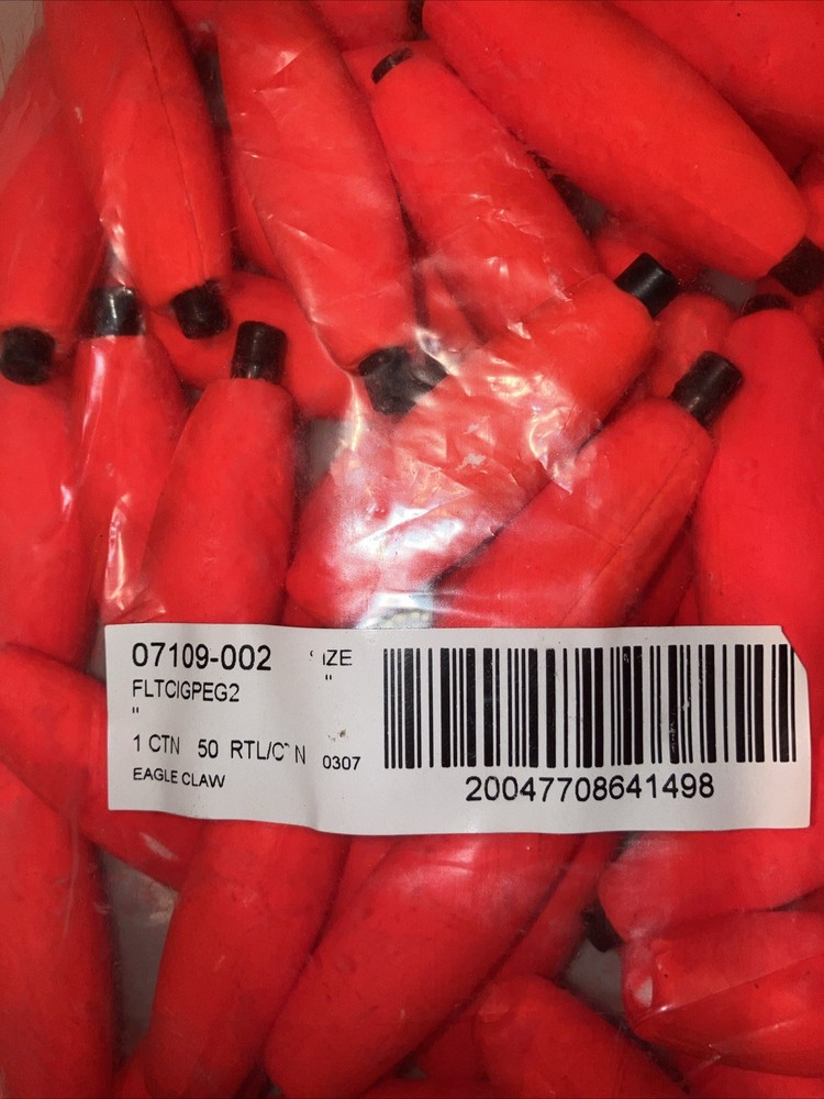 50 Cigar Slip Peg Floats 2 Inch