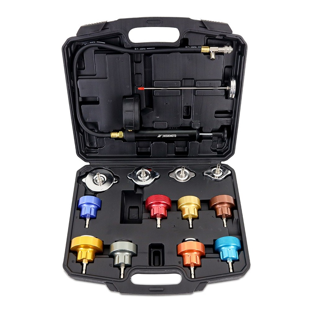 Mishimoto 14-Piece Aluminum Cooling System Pressure Tester