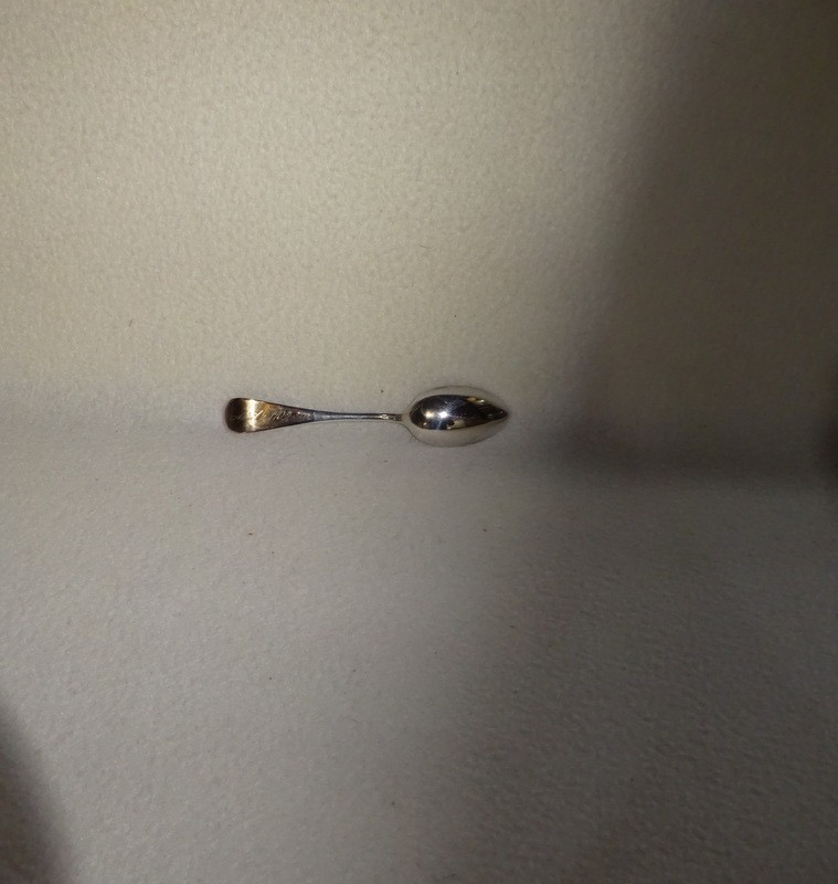 Antique 1902 Sterling Silver Toddler Spoon/Commemorative-Initialed and Dated-VG