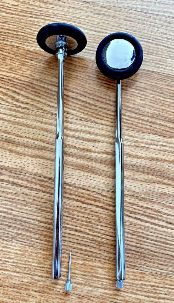 Babinski Reflex Hammer 9" With Concealed Needle - 2 Positions - Set Of 2
