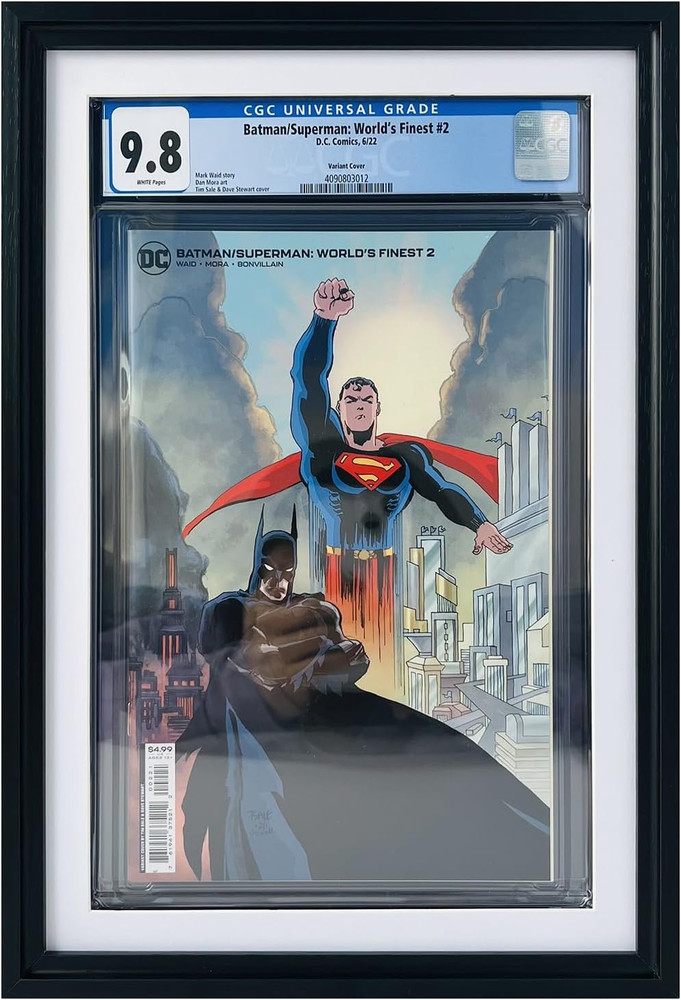 trlry Single Graded Comic Book Frame for Standard CGC Graded Comic Books,Soli...