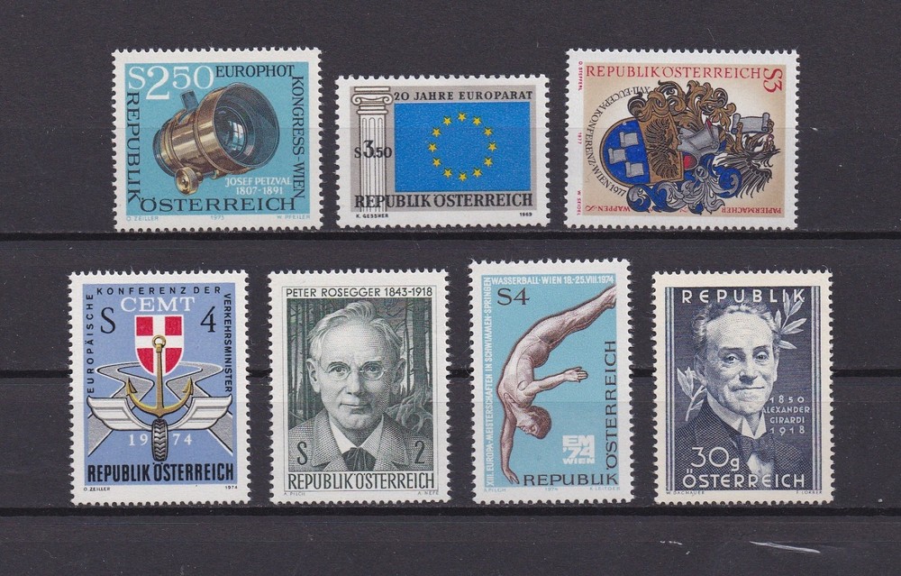 Austria  Lot A10 MNH, Single Issues