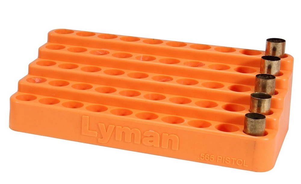 Orange Handgun Bleacher Block 50 Case Reloading Loading Tray Durable Polymer