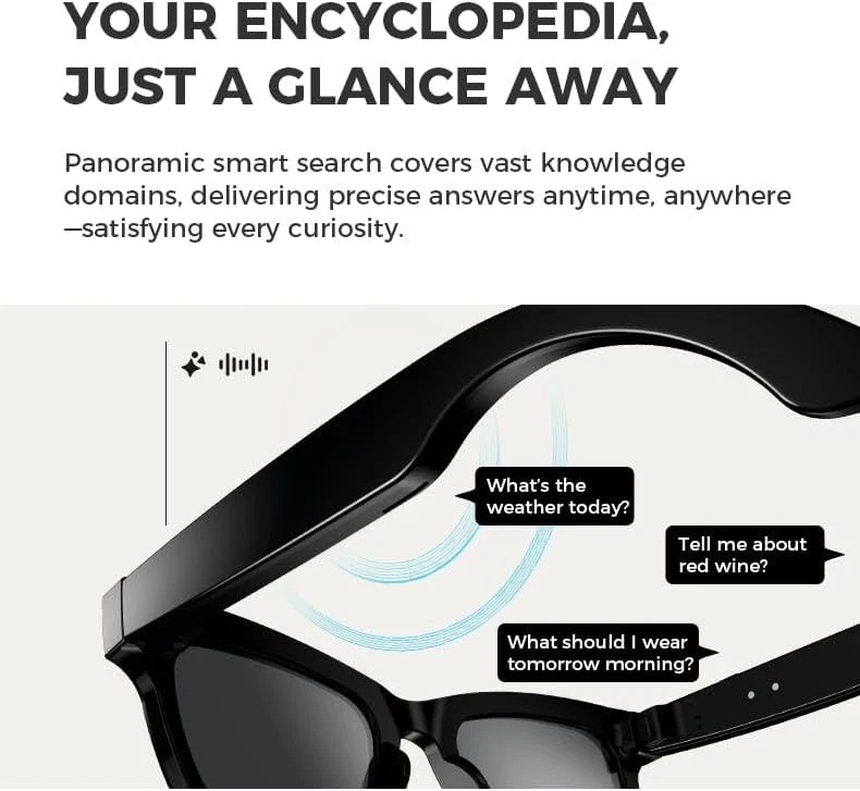 AI Smart Camera Glasses with Video & Camera