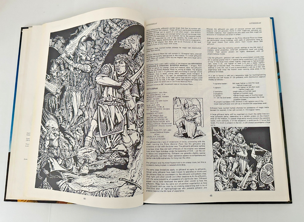 AD&D Dungeons & Dragons FIEND FOLIO Creatures Monsters 1st Ed HC 1981 TSR #2012