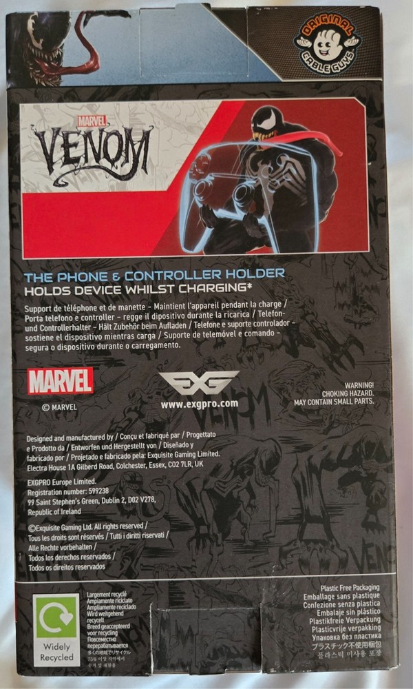 Venom Marvel Original Mobile Phone & Gaming Controller Holder Stand