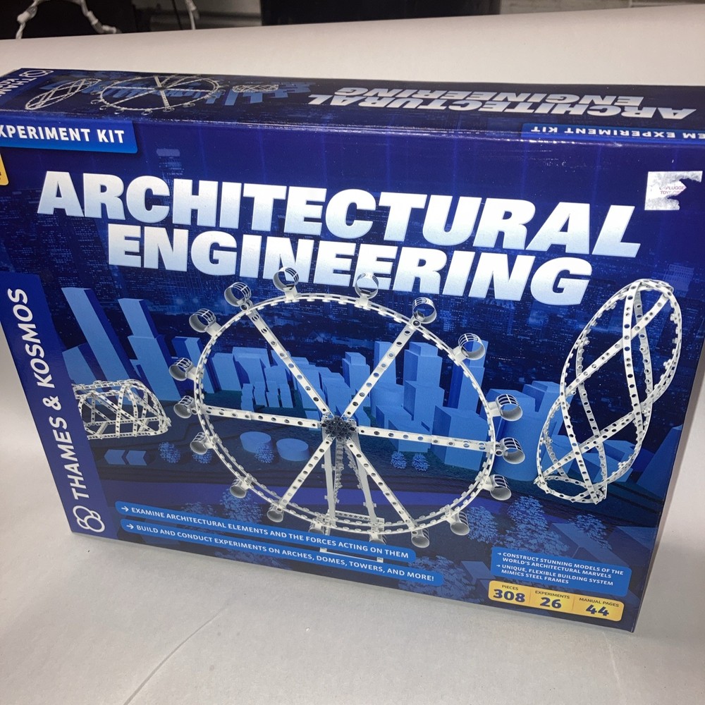 Thames & Kosmos STEM Experiment Kit Architectual Engineering~NEW in Box