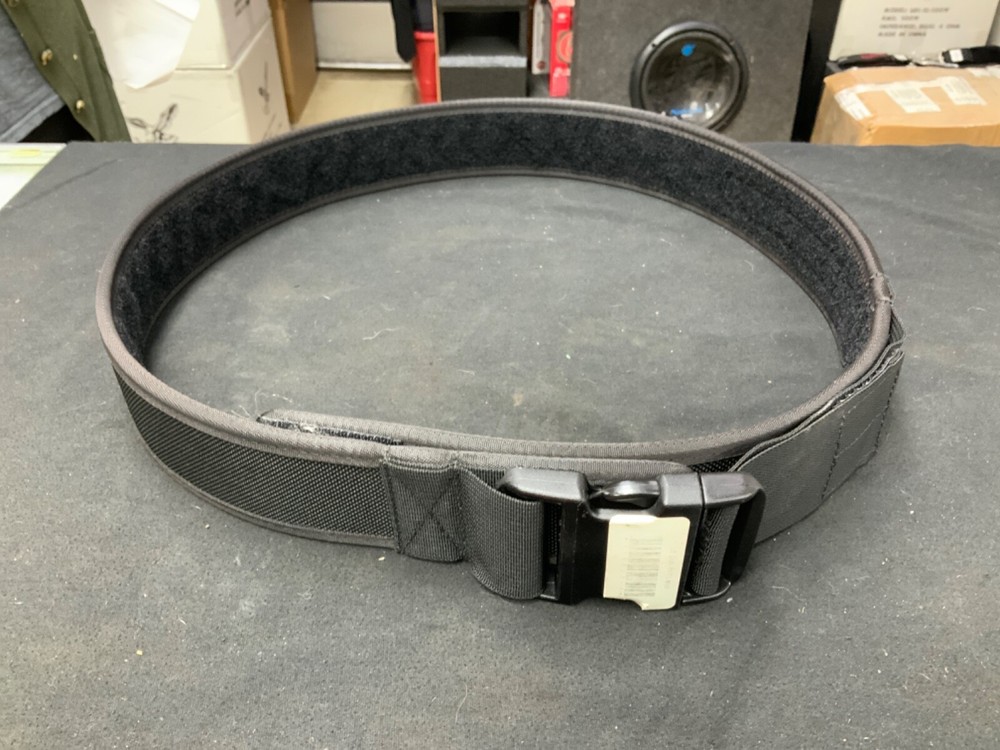 Large Tactical Tailor Duty Belt Hook & Loop New 38” To 43” Adjustable